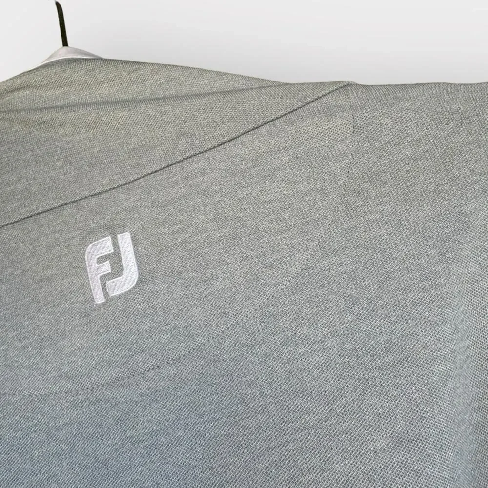FJ FootJoy Pullover Brushed Back Pique Cowl Sweater - Picture 6 of 10